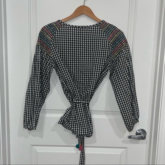 Madewell - Smocked Gingham Top - Picture 5 of 9
